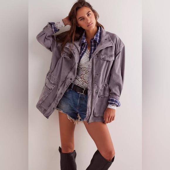 NWT We The Free Arya Utility Jacket in Ashblown - Picture 4 of 4